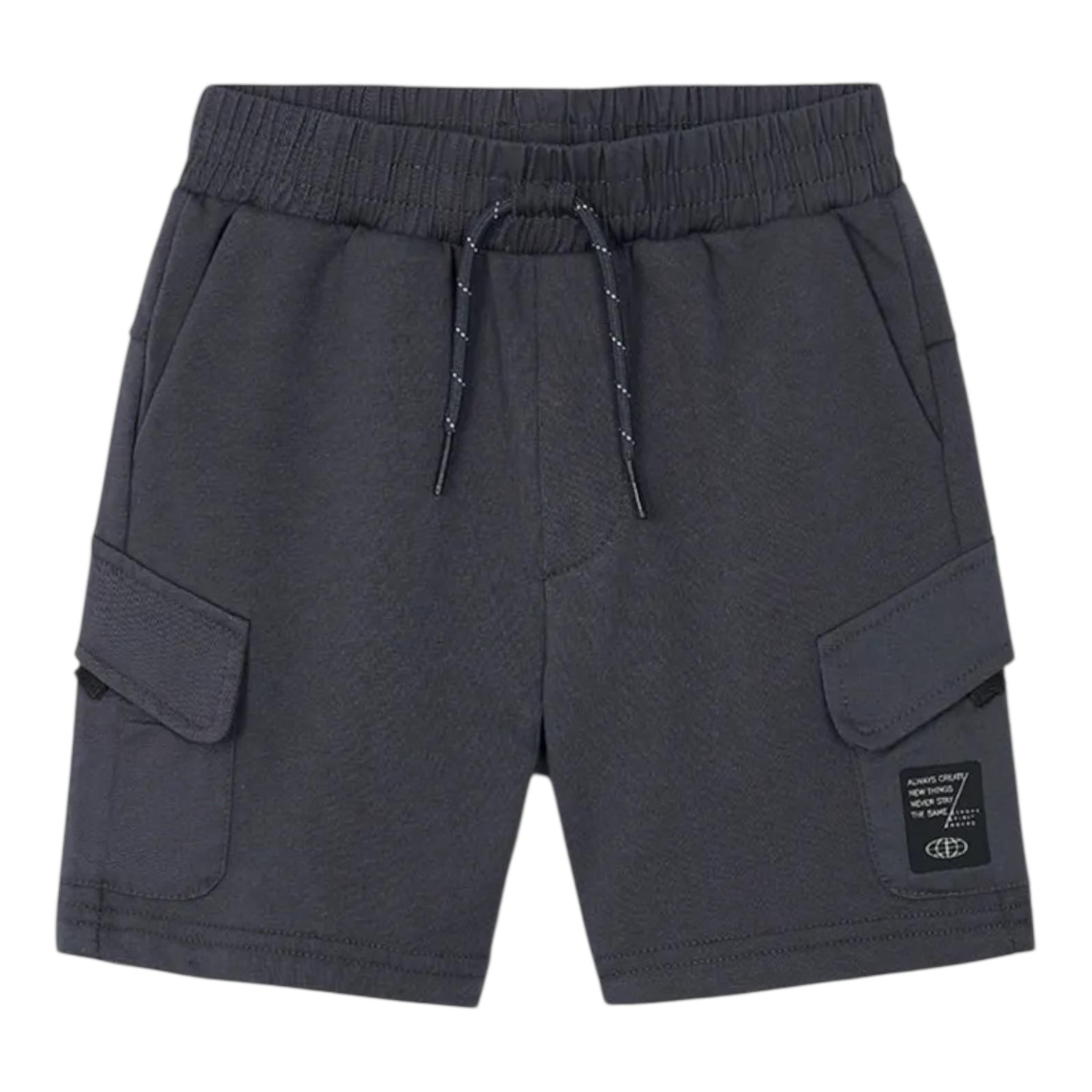 Mayoral Bermuda tinta unita con Elastico In Vita Grigio per Bambino 3225 GRIGIO MAYORAL 