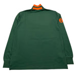 SUN68 polo manica lunga tinta unita con logo in contrasto Verde per Bambino A44312J VERDE SUN68 