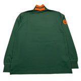 SUN68 polo manica lunga tinta unita con logo in contrasto Verde per Bambino A44312J VERDE SUN68 