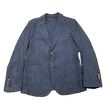 Dan John – Blaue Button-Down-Jacke für Jungen