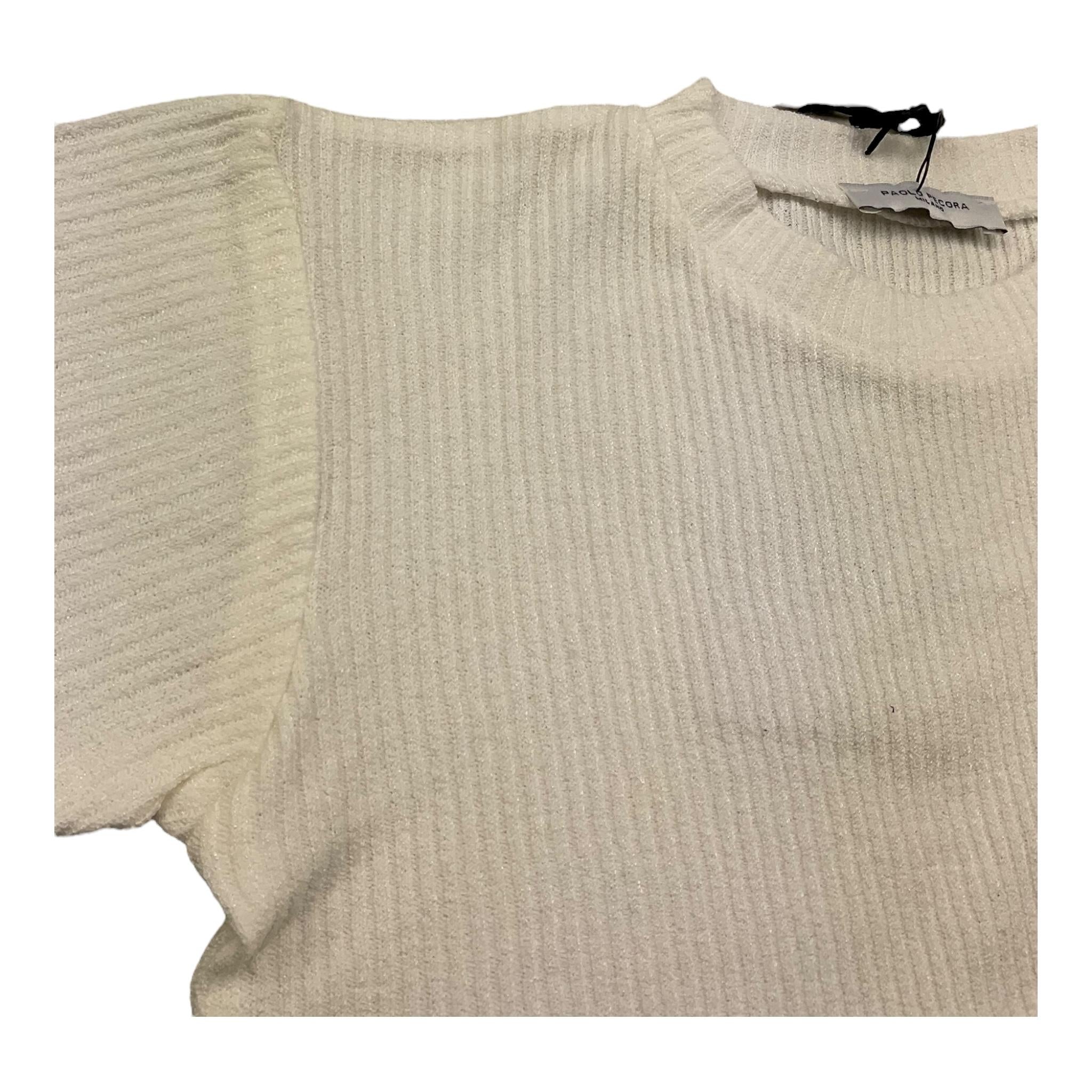 Paolo Pecora T-Shirt Girocollo Tinta Unita per Bambino PP3967 BIANCO PAOLO PECORA 