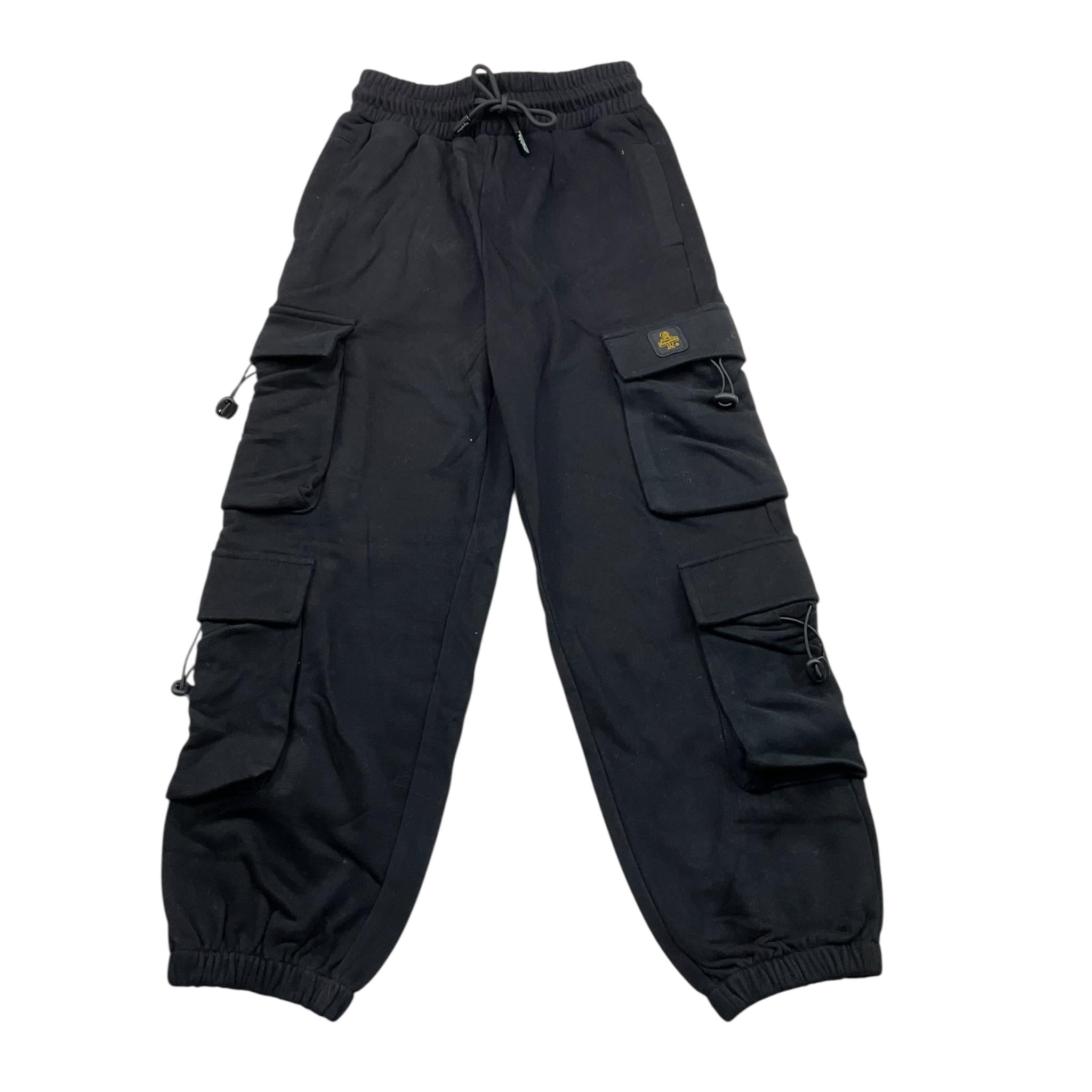 REFRIGIWEAR pantalone tuta tinta con elastico in vita Nero per Bambina RWG935 NERO REFRIGIWEAR 