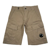 C.P. Company Bermuda tinta unita con Girovita Regolabile Beige per Bambino CMQ005X BEIGE C.P. COMPANY 