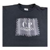 C.P. Company T-Shirt Girocollo Tinta Unita con Stampa per Bambino CQM002 NERO C.P. COMPANY 