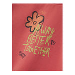 NAME IT abito tinta unita modello felpa con stampa Salmone per Bambina 132330433 SALMONE NAME IT 