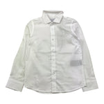 TRUSSARDI camicia tinta unita con stampa Bianco per Bambino TBA25080CA BIANCO TRUSSARDI 