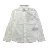 TRUSSARDI camicia tinta unita con stampa Bianco per Bambino TBA25080CA BIANCO TRUSSARDI 