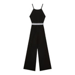 Patrizia Pepe Tuta Intera Tinta Unita A Bretelline per Bambina 7T0021 NERO PATRIZIA PEPE 