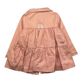Valentina Bebes Langarm Einfarbig Kleid Rosa Für Baby Mädchen
