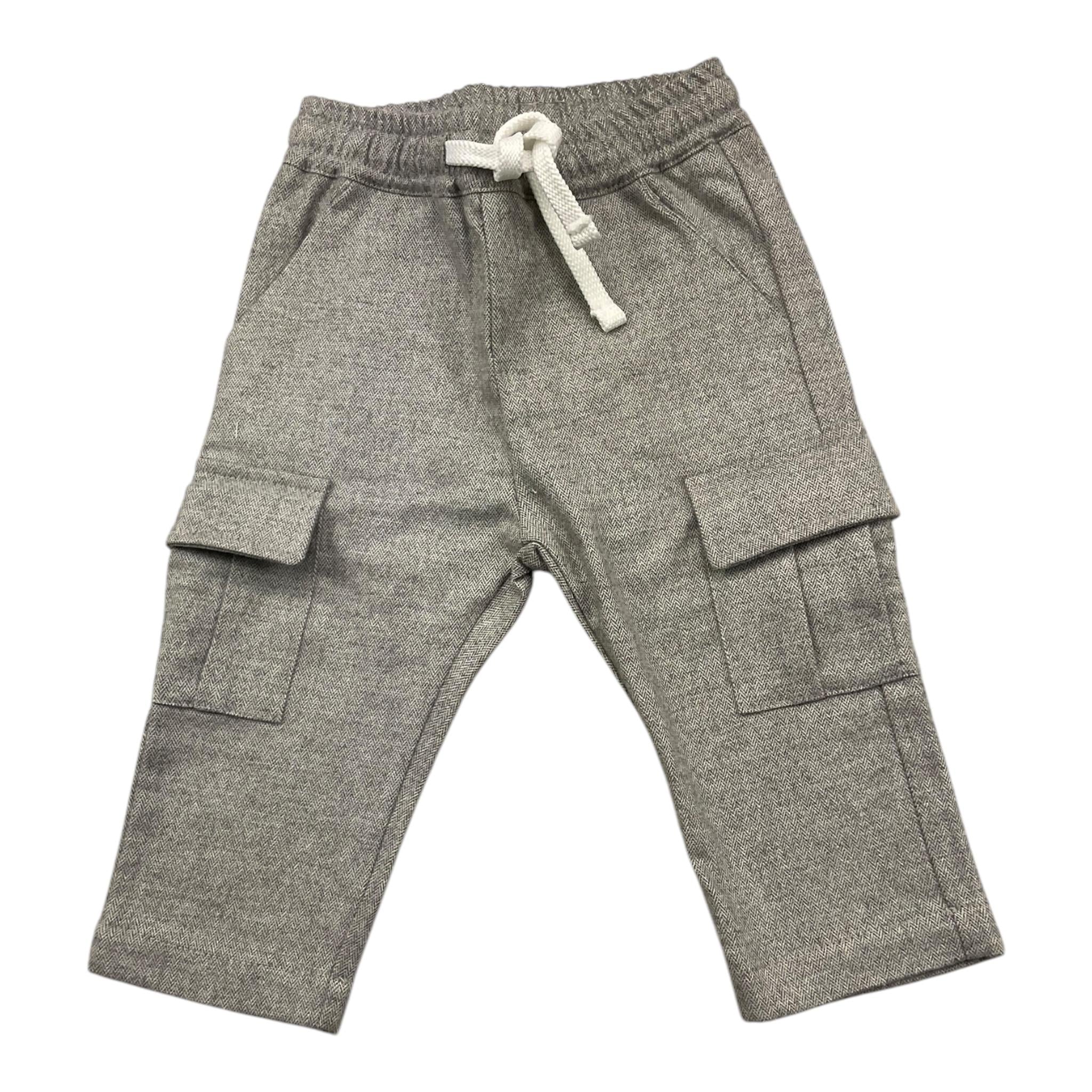 M+E' pantalone modello tuta tinta unita Grigio per Neonato UEM0468 GRIGIO M+E' 