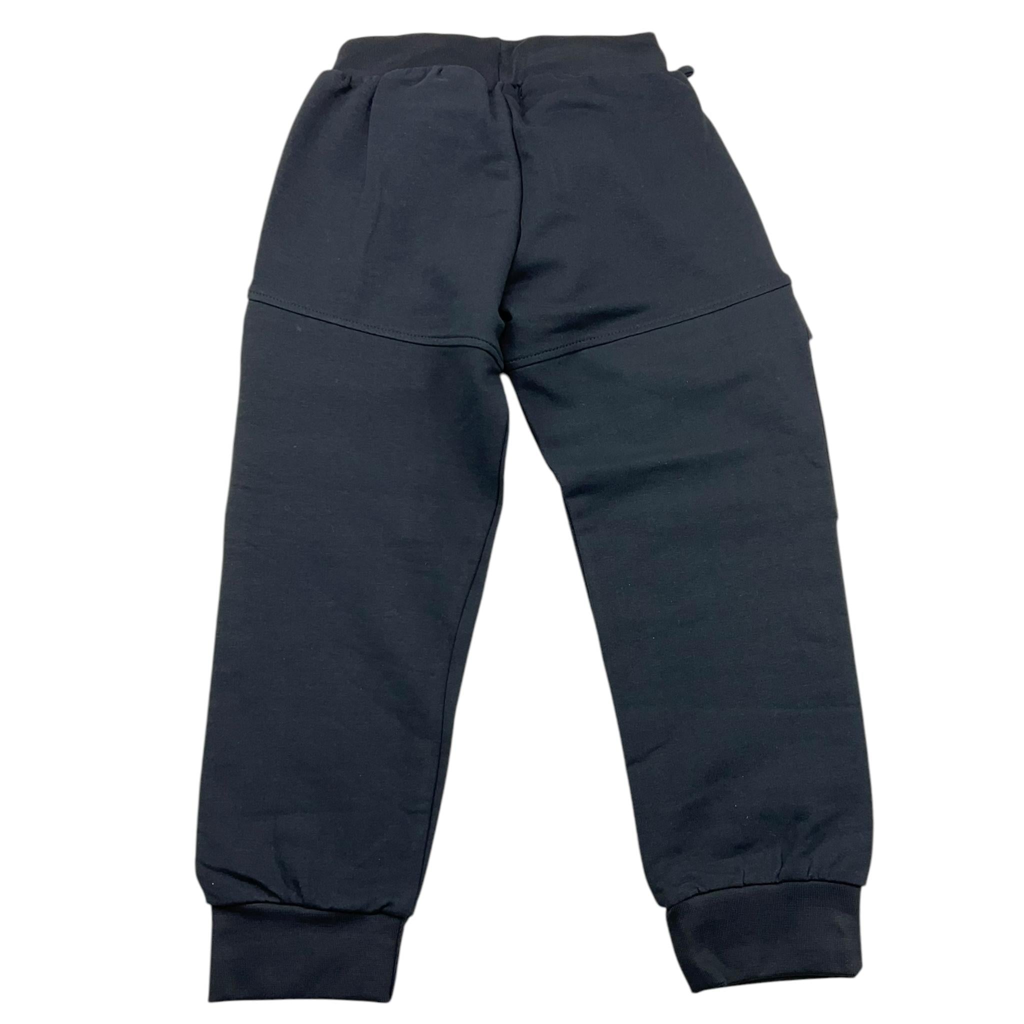 EMC pantalone tuta tinta unita con tasconi Nero per Bambino BZ7119 NERO EMC 