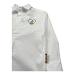 Just Cavalli Camicia Manica Lunga Tinta Unita con Ricamo per Bambina JGP26172CA BIANCO JUST CAVALLI 