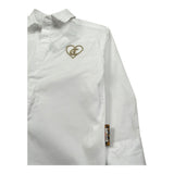 Just Cavalli Camicia Manica Lunga Tinta Unita con Ricamo per Bambina JGP26172CA BIANCO JUST CAVALLI 
