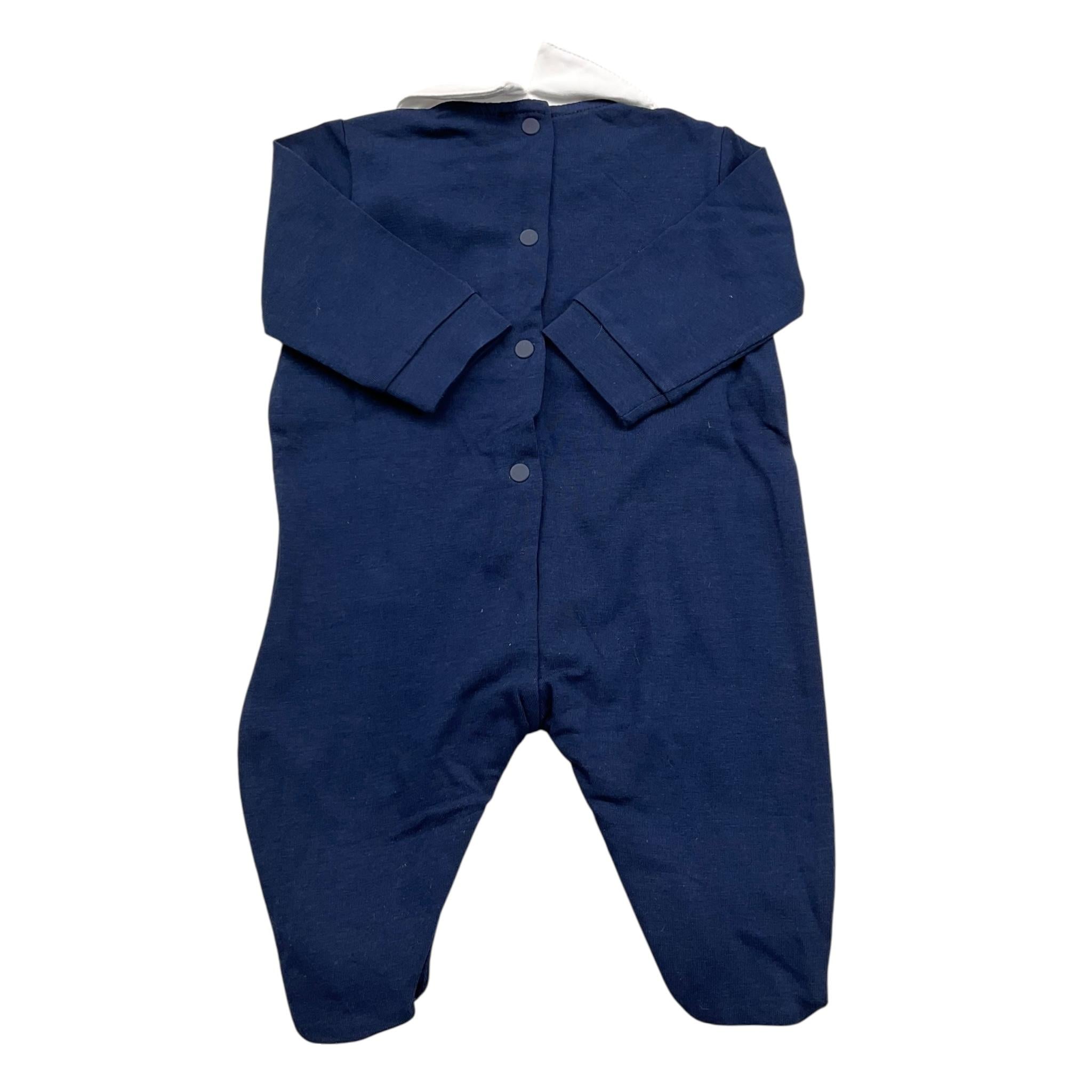 Cesare Paciotti Tutina Manica Lunga Tinta Unita per Neonato TCP5100N BLU CESARE PACIOTTI 