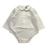 LA STUPENDERIA camicia modello body tinta unita con stelle Bianco per Neonato TBBD51 BIANCO LA STUPENDERIA 