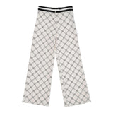 Elisabetta Franchi Pantalone Tinta Unita Logato per Bambina EFPA282 PANNA ELISABETTA FRANCHI 