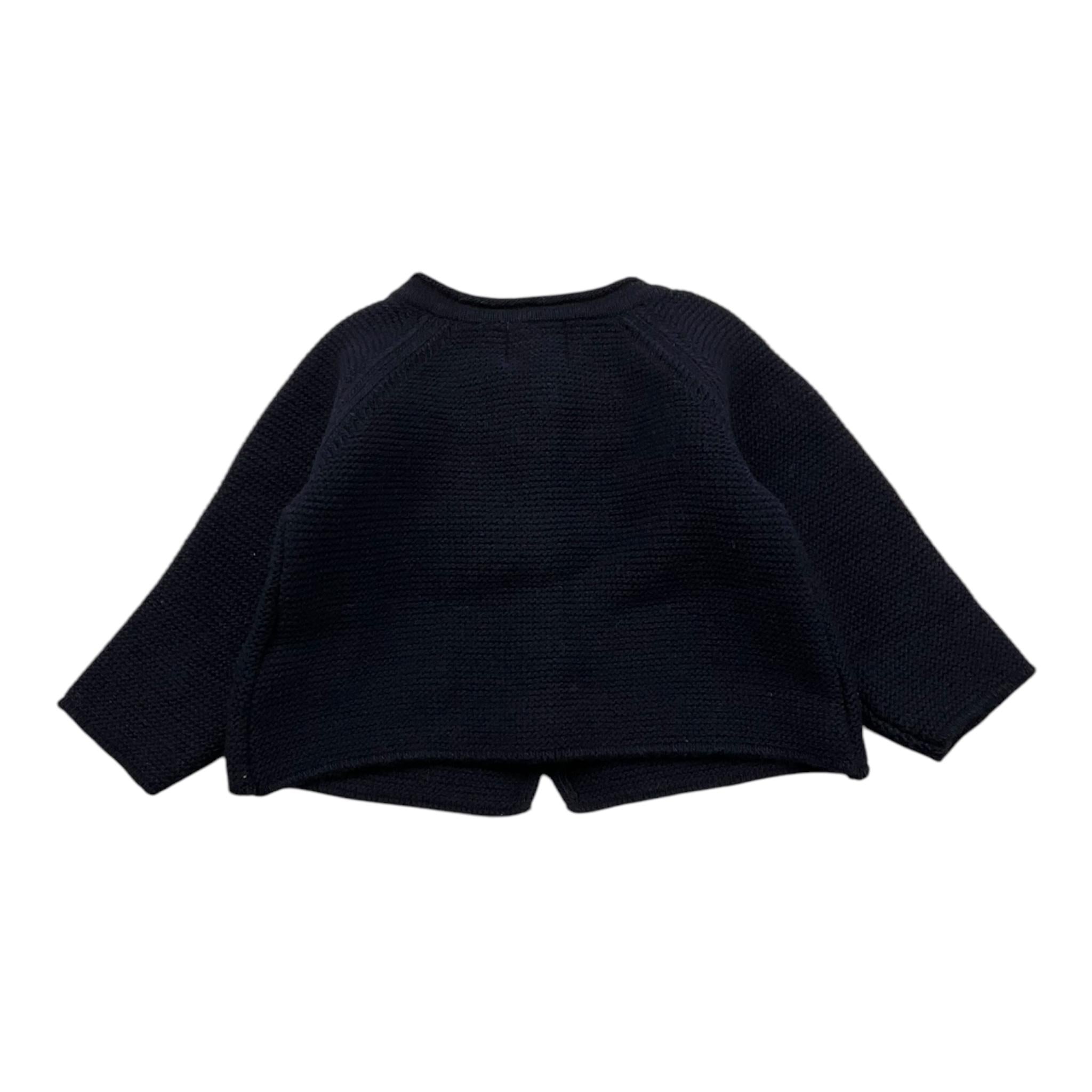 MALVI & CO cardigan tinta unita con bottoni Blu per Neonata FCCM017GFLLN BLU MALVI & CO 