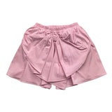 Miss Grant Einfarbiger Rock mit Schleife und elastischer Taille Rosa für Baby Mädchen