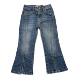 Gaelle Jeans Einfarbige blaue Schlaghosen für Mädchen
