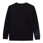 VANS felpa chiusa girocollo tinta unita con logo Nero per Bambino VN000K99BLK1 NERO VANS 