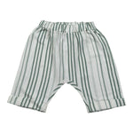 Babyvip Bermuda Tinta Unita con Fantasia A Righe per Neonato EIEIIEI BIANCO BABYVIP 