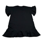 Gaelle Abito Mezza Manica Tinta Unita con Stampa per Bambina 2746V00339 NERO GAELLE 