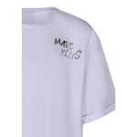Marc Ellis T-Shirt Girocollo tinta unita con Stampa Bianco per Bambina JMJTS01228 BIANCO MARC ELLIS 