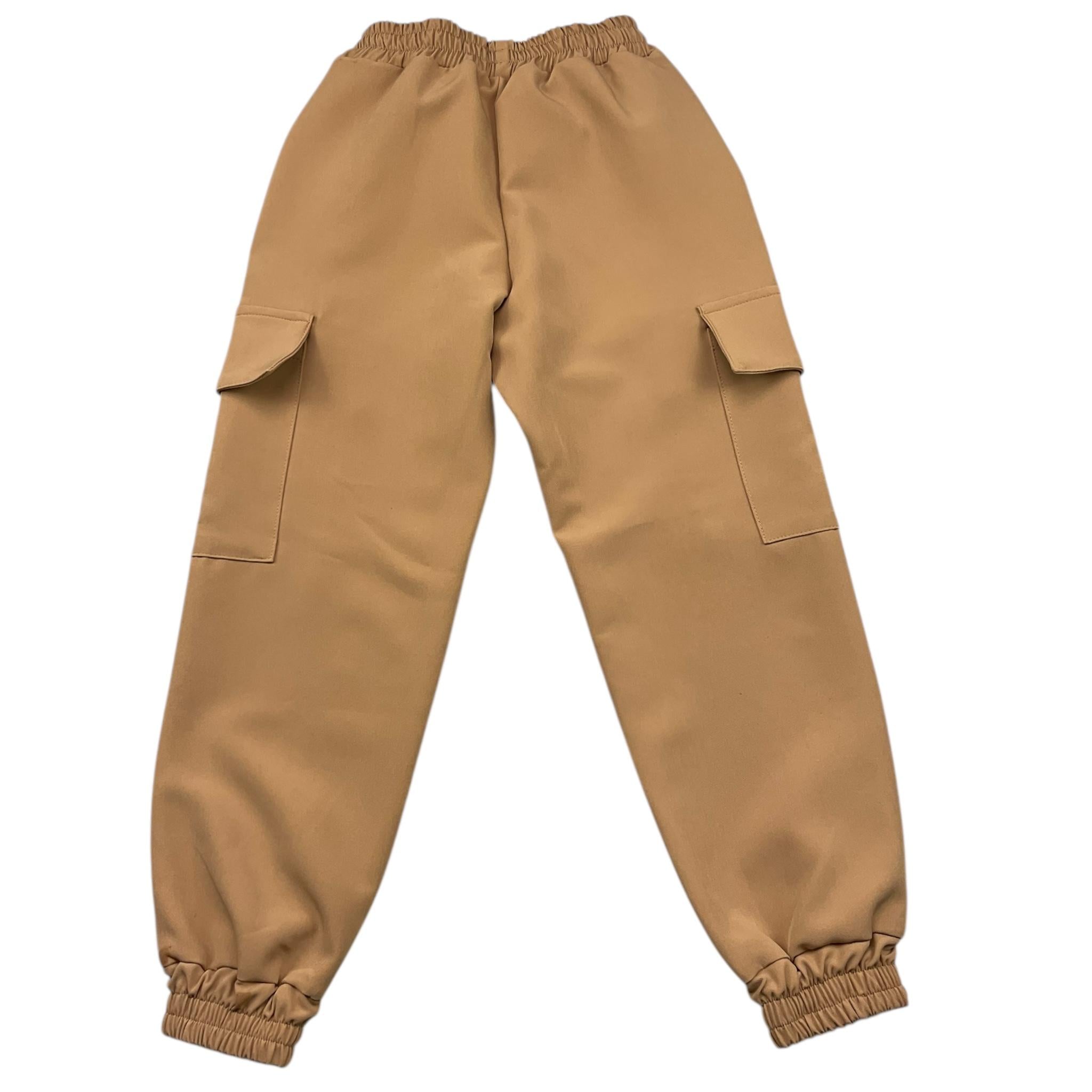 FUN & FUN pantalone tinta unita con elastico in vita Beige per Neonata FBPT00223NX BEIGE FUN & FUN 
