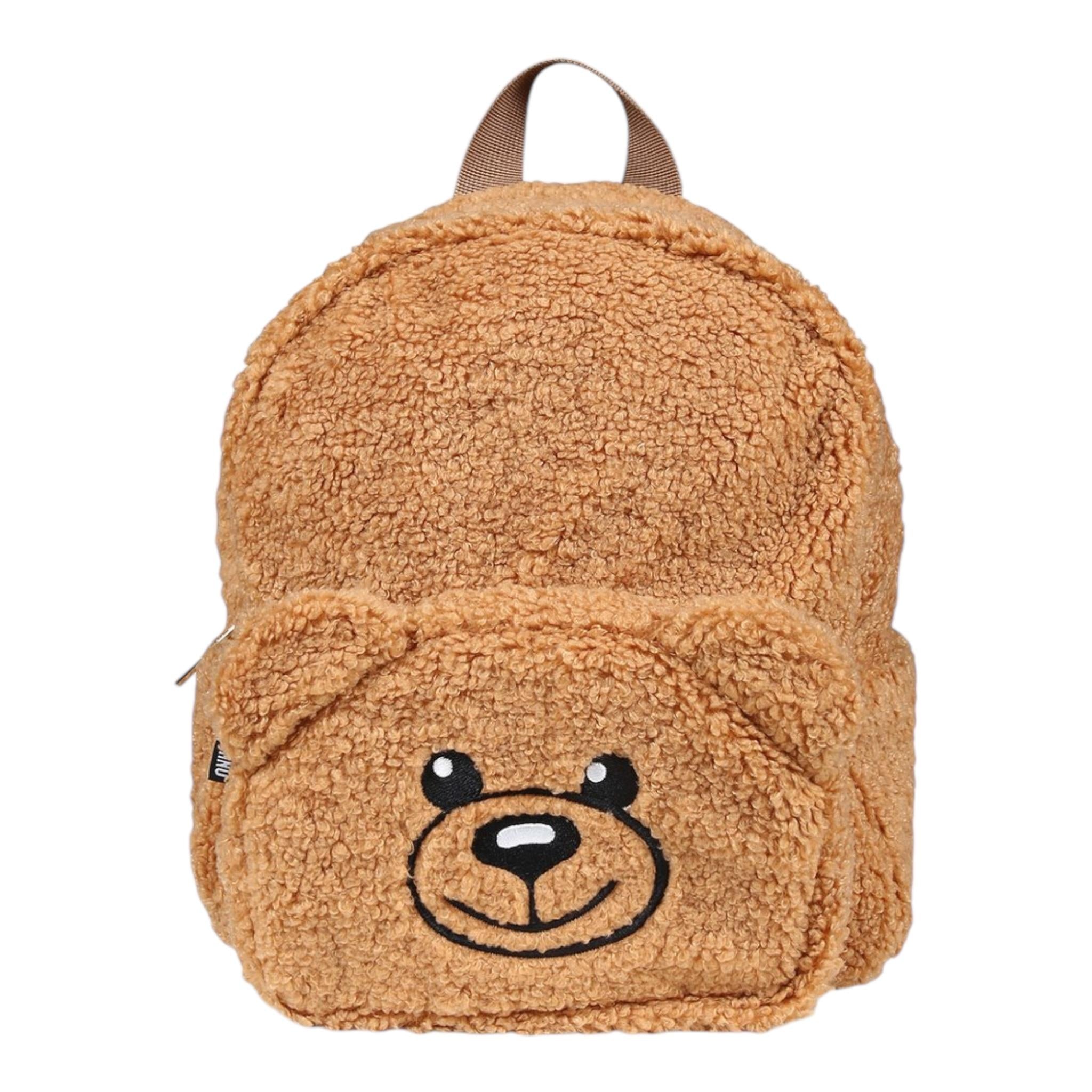 MOSCHINO zaino teddy tinta unita Cammello per Bambina MMX04P CAMMELLO MOSCHINO 