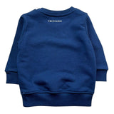 Trussardi Felpa Chiusa Girocollo Tinta Unita con Logo per Neonato TIP26001FE BLU TRUSSARDI 