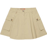 Max&Co. Gonna Tinta Unita con Tasche per Bambina MX0132X BEIGE MAX&Co. 