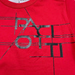 Cesare Paciotti T-Shirt Girocollo Tinta Unita con Stampa per Neonato TSP5165B ROSSO CESARE PACIOTTI 