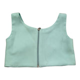 Petit Posh Top Giromanica Tinta Unita per Bambina GFBS25070TP VERDE ACQUA PETIT POSH 