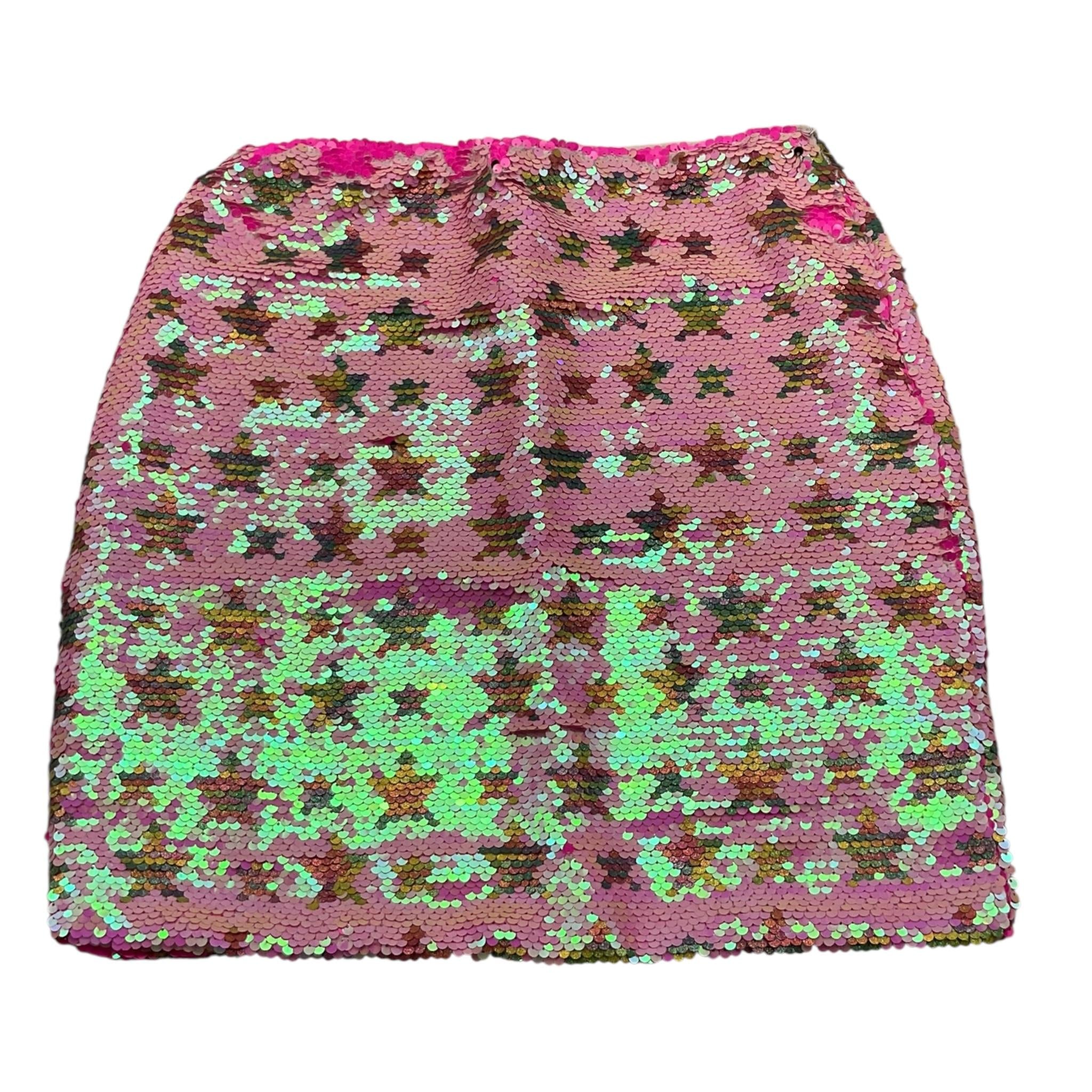 MARC ELLIS gonna tinta unita paillettata Rosa per Bambina JMJSK15730 ROSA MARC ELLIS 