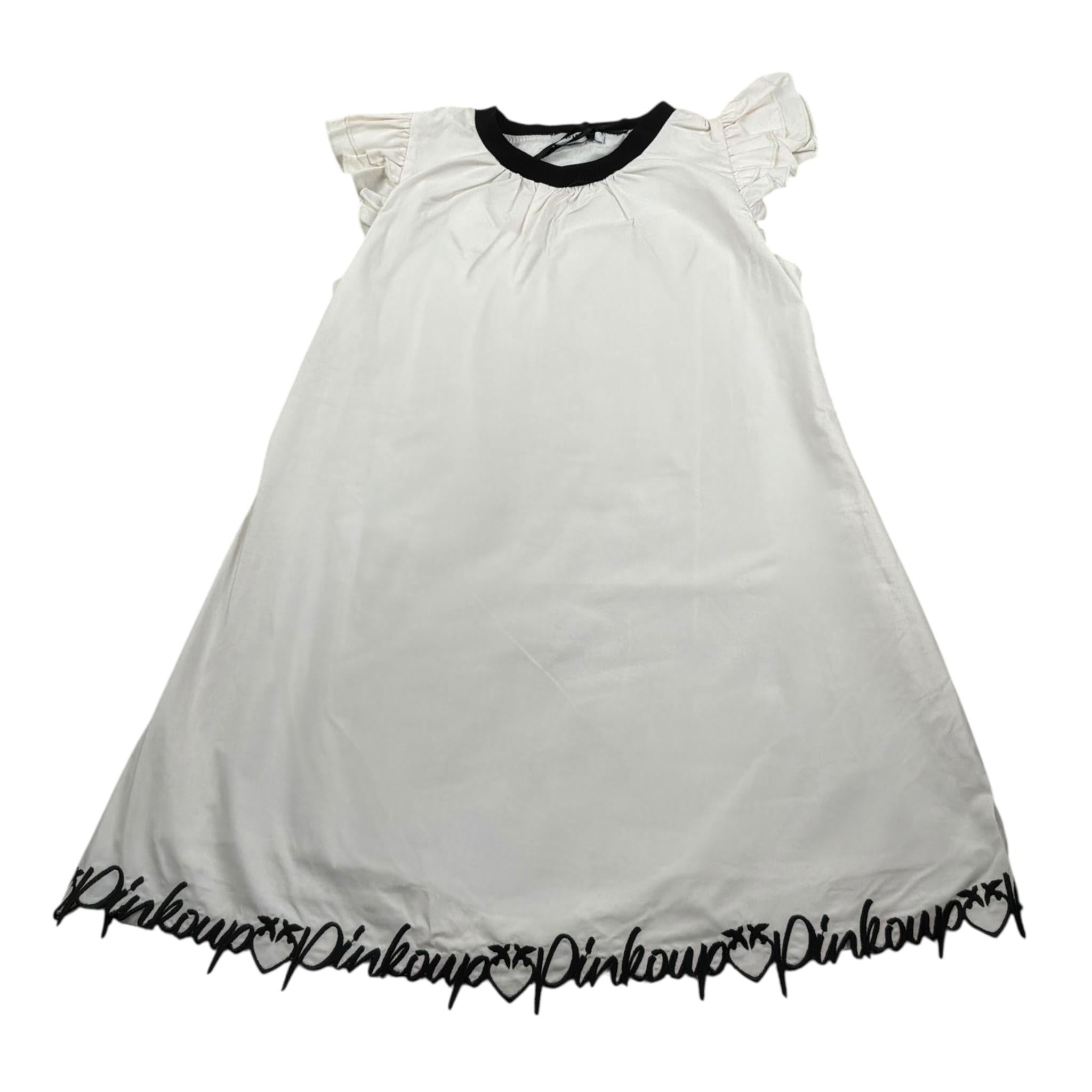 Pinko Abito Mezza Manica tinta unita Bianco per Bambina 033510 BIANCO PINKO 