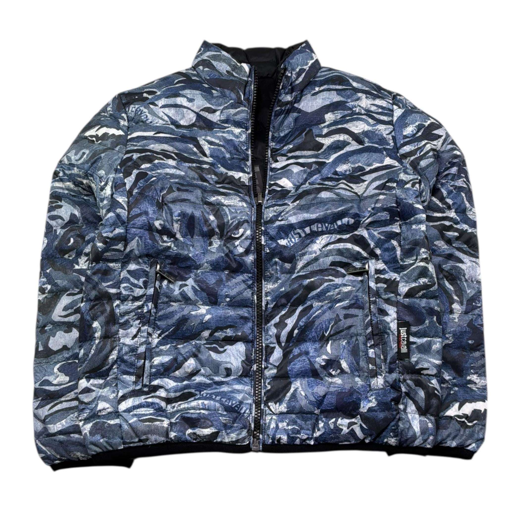 Just Cavalli Giubbino Reversibile Bicolore per Bambino JBP26147PI NERO/BLU JUST CAVALLI 