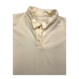 Cucu‘ Lab Poloshirt mit halben Ärmeln, einfarbig, cremefarben für Neugeborene