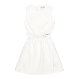 Calvin Klein Einfarbiges Top-Rock-Set Weiß Für Mädchen