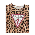 GUESS shirt girocollo fantasia maculata Beige per Neonata K4BI10J1313 BEIGE GUESS 