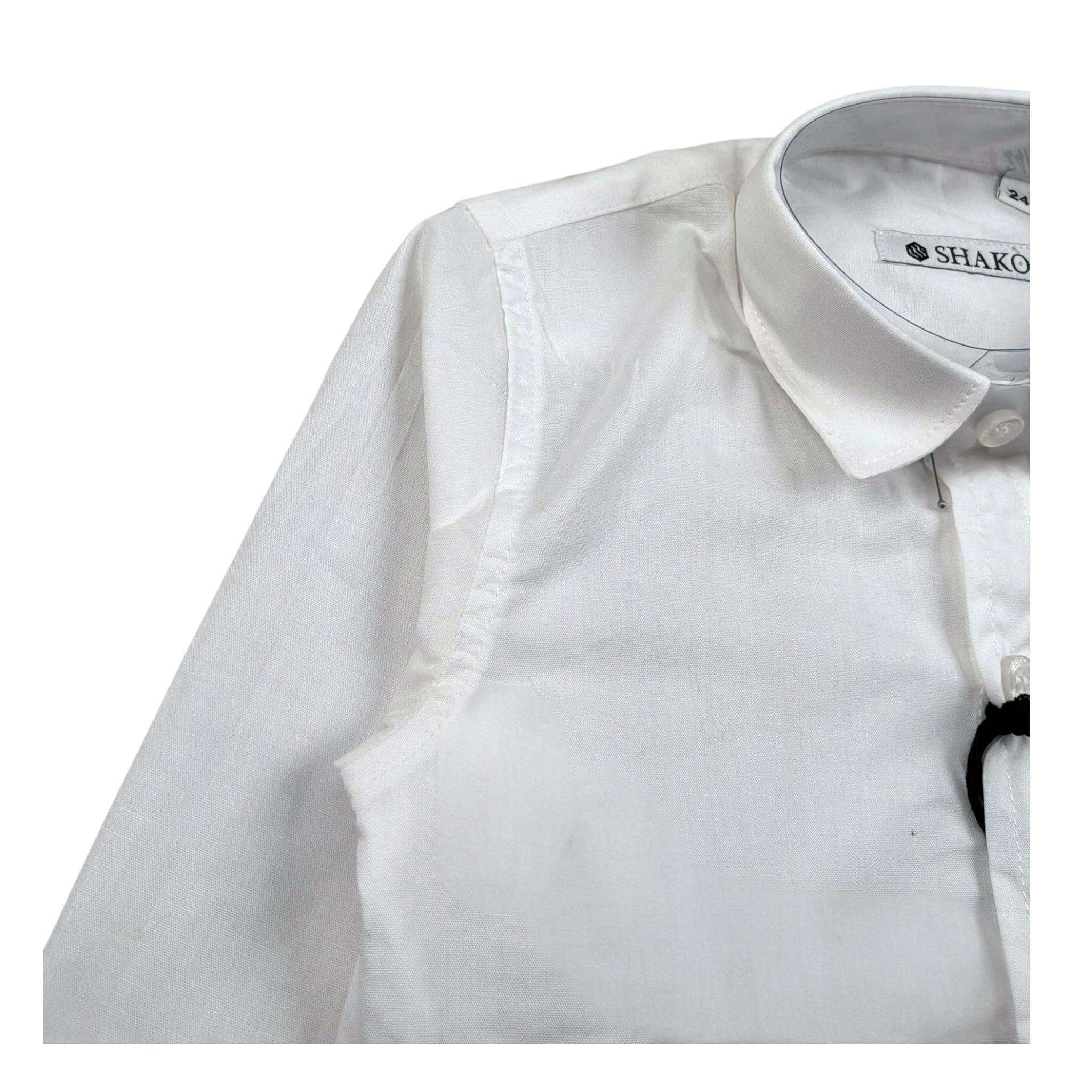 Shako' Camicia Manica Lunga Tinta Unita per Neonato CMSH1N PANNA SHAKO' 