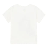 Mayoral T-Shirt Rundhals Einfarbig mit weißen Logo-Prints für Neugeborene