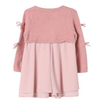 LIU JO abito manica lunga tinta unita Rosa per Neonata KF4097NXX ROSA LIU JO 