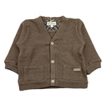 LALALU' cardigan tinta unita con taschini Tortora per Neonato MGL3NX TORTORA LALALU' 