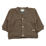 LALALU' cardigan tinta unita con taschini Tortora per Neonato MGL3NX TORTORA LALALU' 