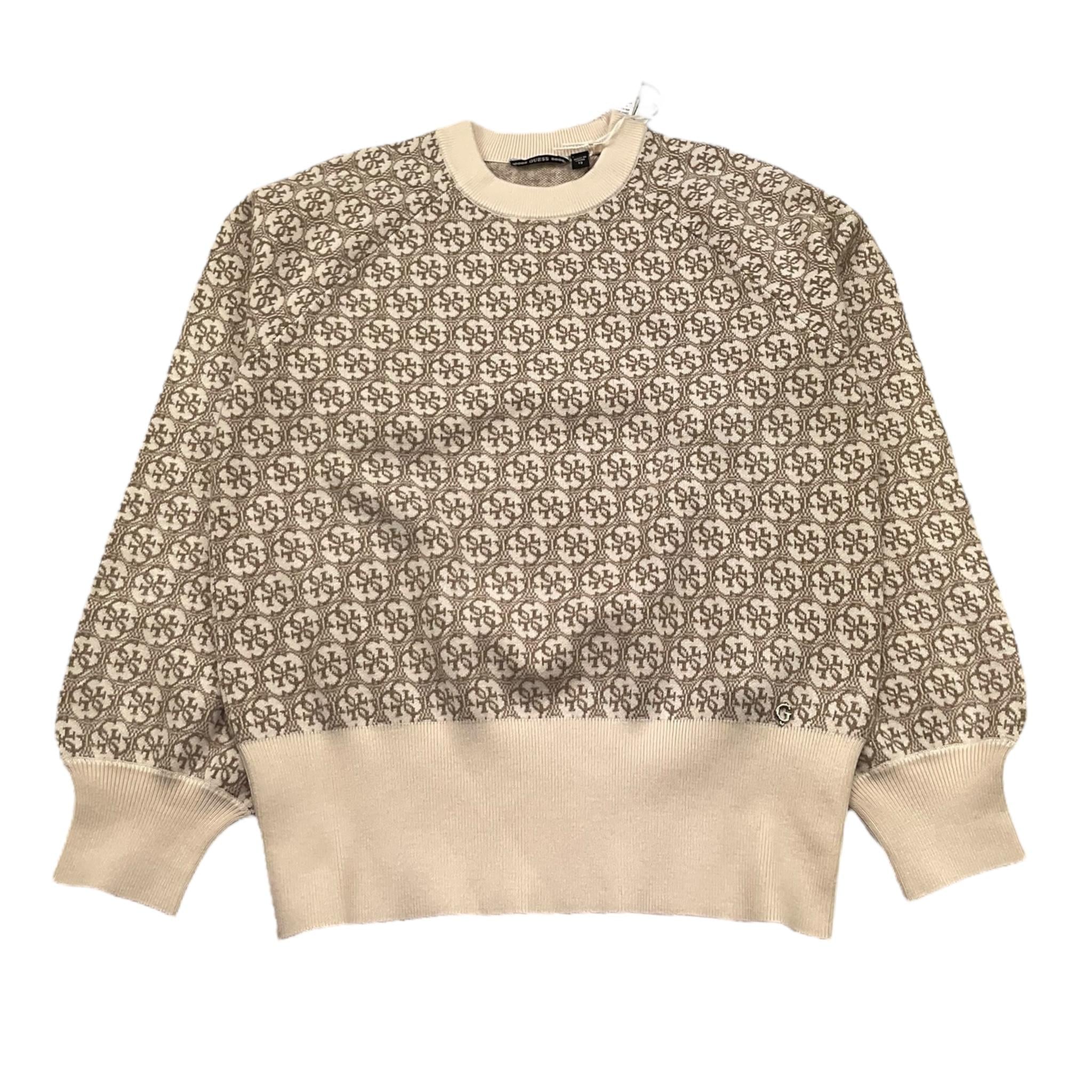 Guess Maglia Girocollo Stampe Logo per Bambina J5RR01Z3CE0 BEIGE GUESS 