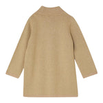 LIU JO abito in maglia collo alto tinta unita con stampa Oro per Bambina KF4071 ORO LIU JO 