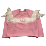 TWINSET maglia girocollo tinta unita con frange Rosa per Neonata 242GJ3163 ROSA TWINSET 