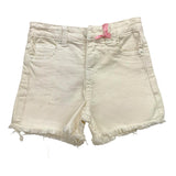 Vicolo Short Einfarbig Mit Verstellbarer Taille Creme Für Mädchen