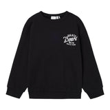 NAME.IT felpa chiusa girocollo tinta unita con stampa in contrasto Nero per Bambino 13236390 NERO NAME.IT 