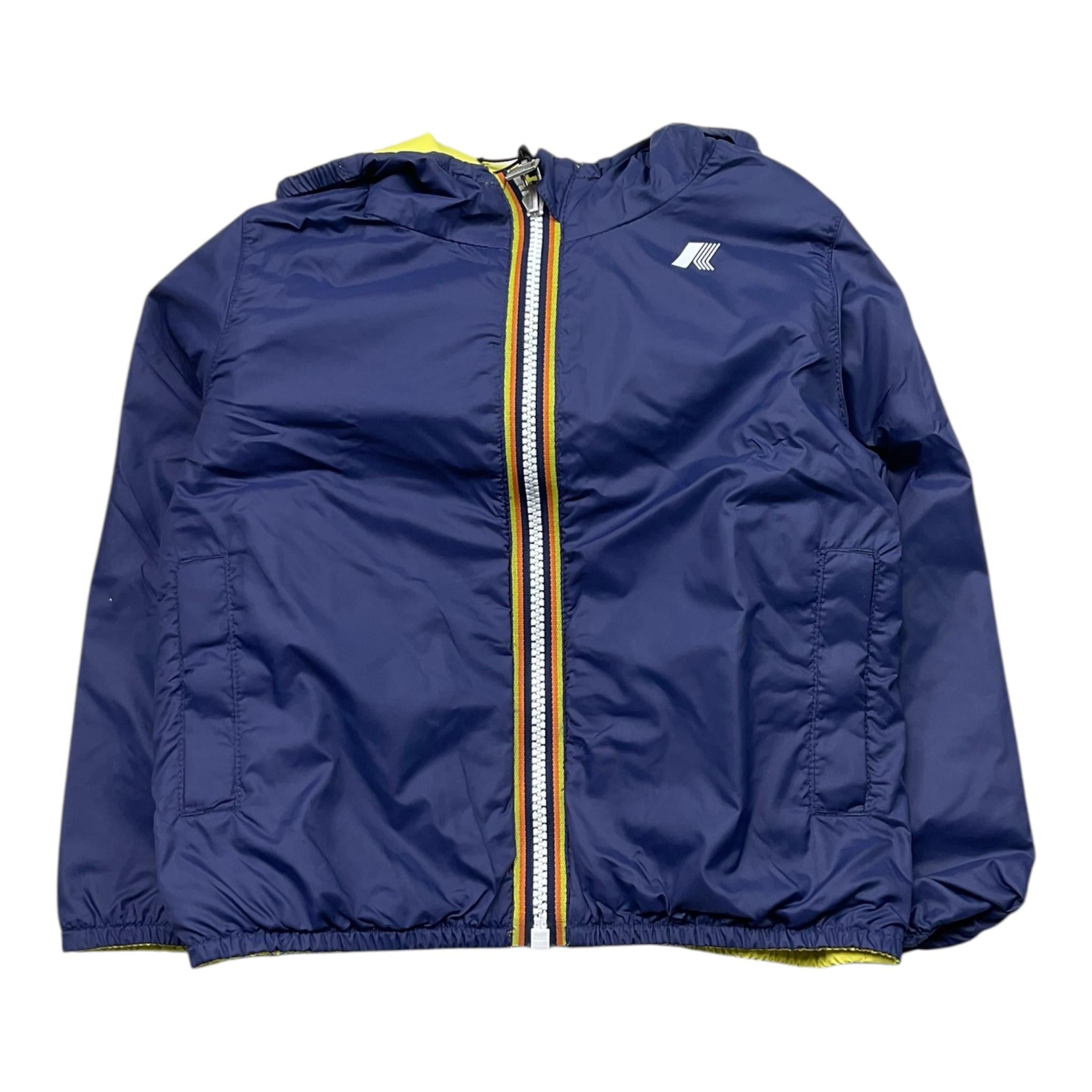 K-Way Giubbino Reversibile Bicolore per Bambino K61314 GIALLO/BLU K-WAY 